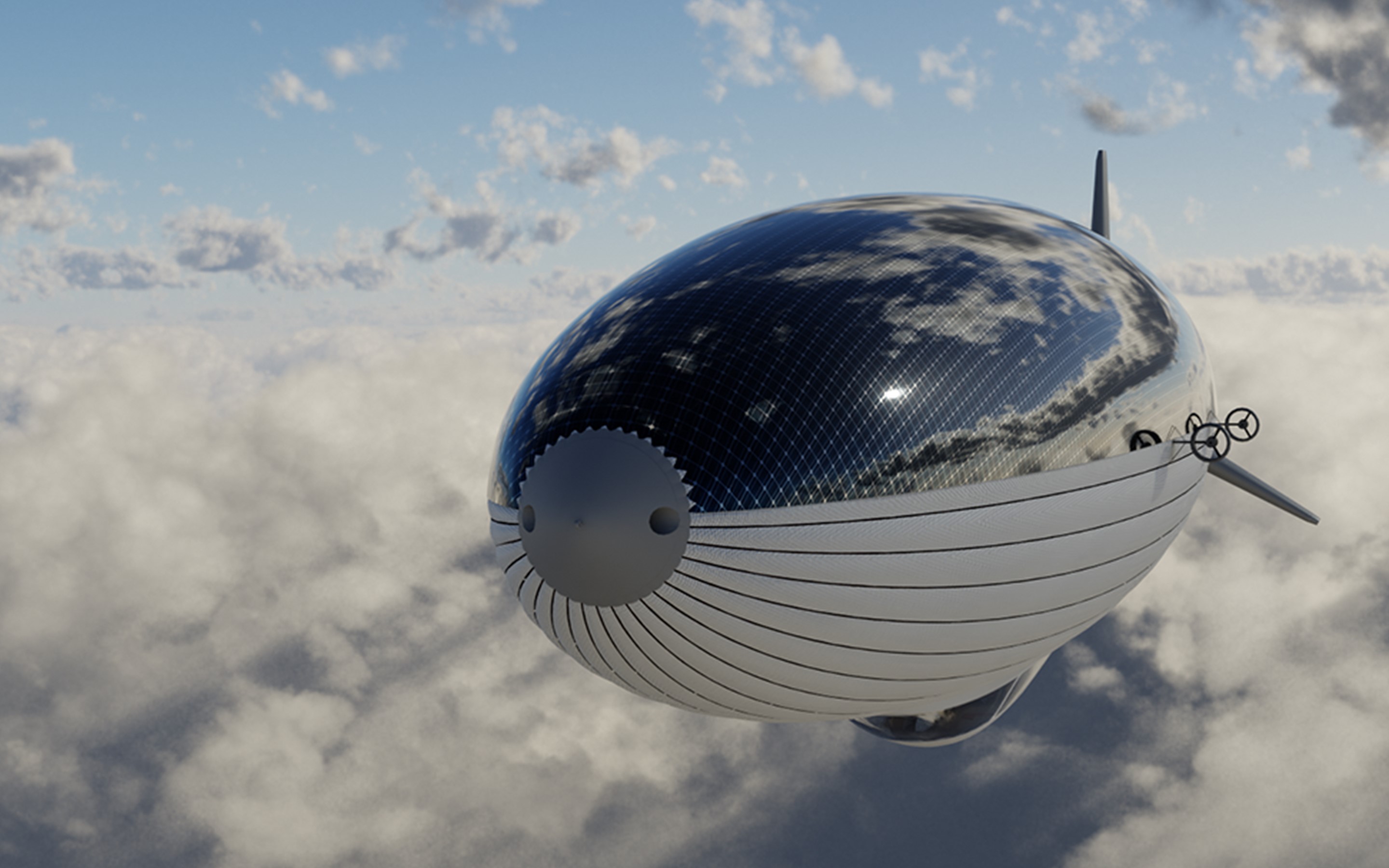 Solar airship-Banner