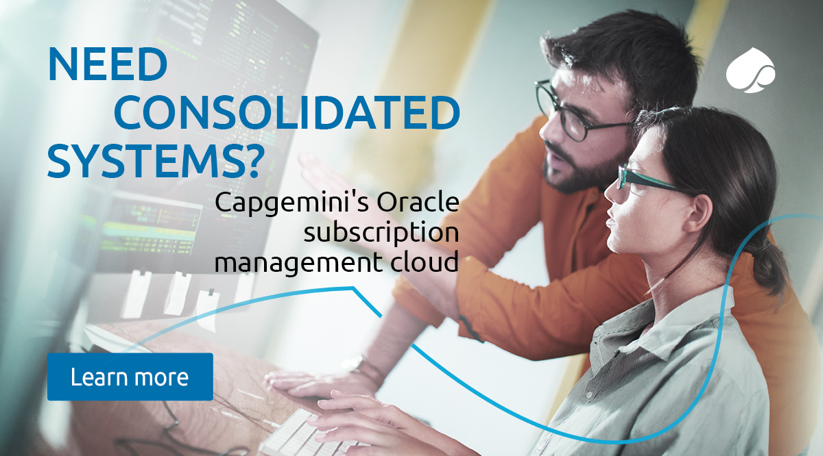 Pivoting To A Subscription Business Model With Oracle Cloud - Capgemini USA