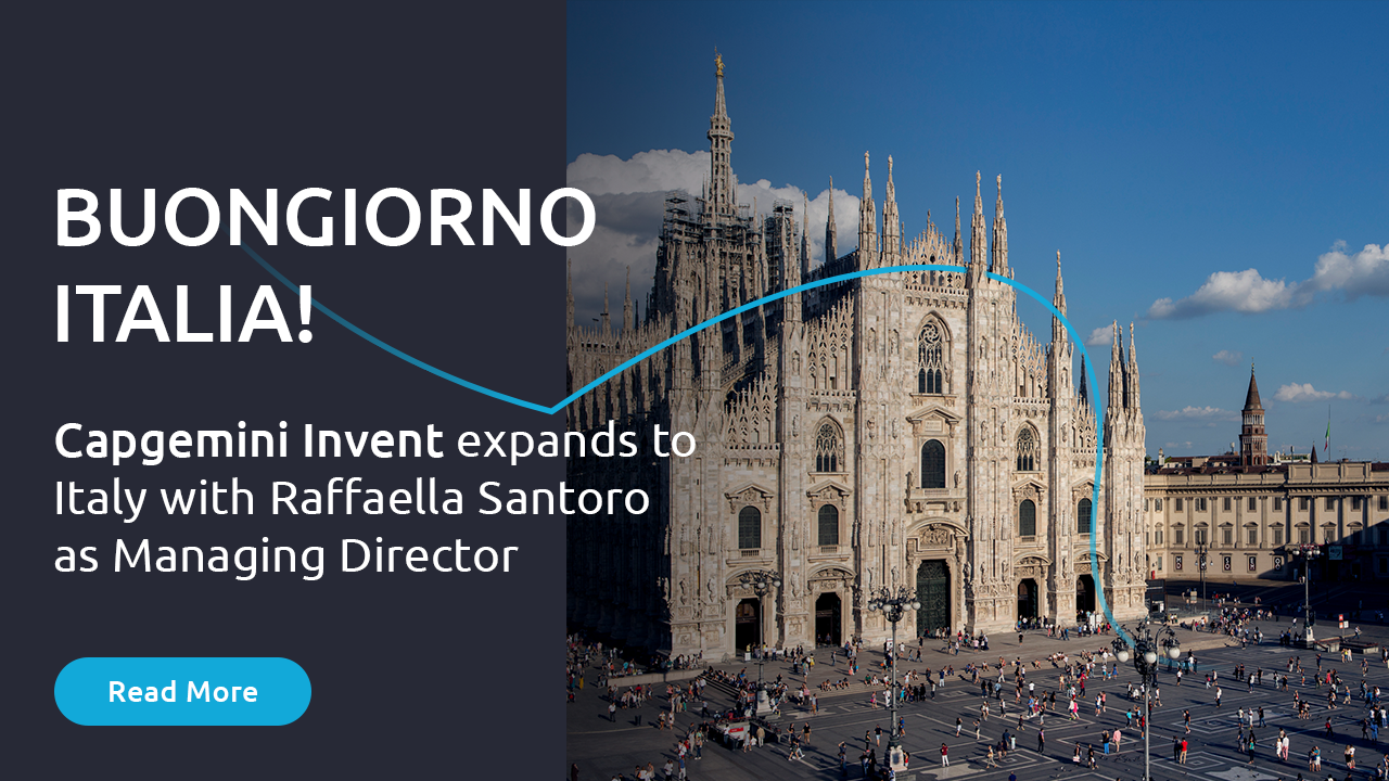 Capgemini rafforza la sua strategia, innovazione e capacità di trasformazione in Italia con il lancio di Capgemini Invent |  comunicato stampa