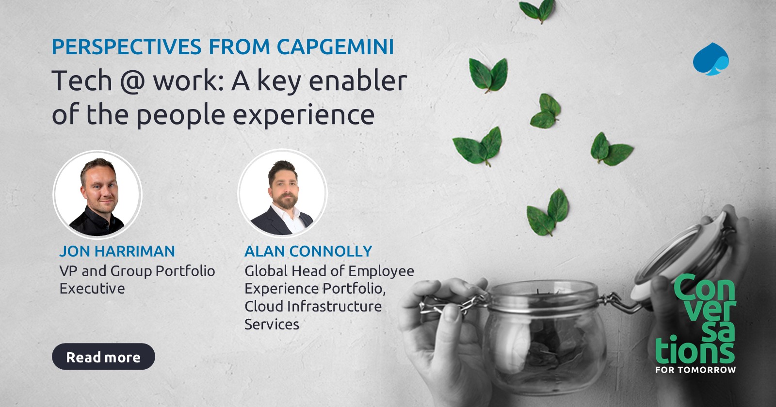 Perspectives from Capgemini Tech at work a key enabler of the people